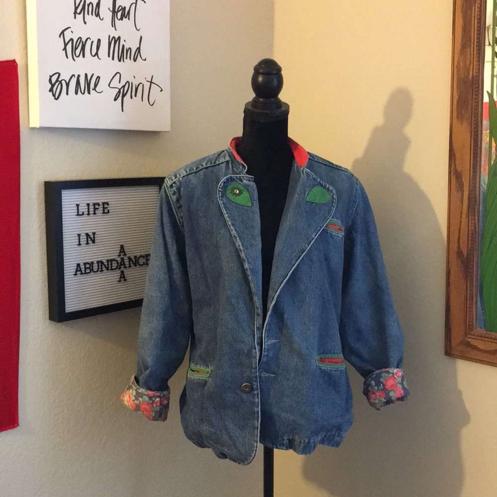 Unique Indie Denim Jacket Hipster Style
